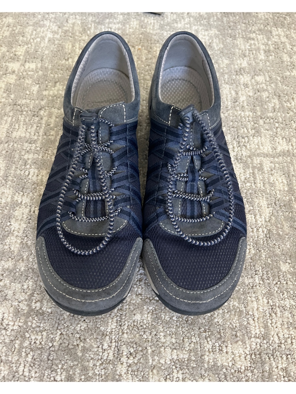 Dansko No-Tie Blue Sneakers
